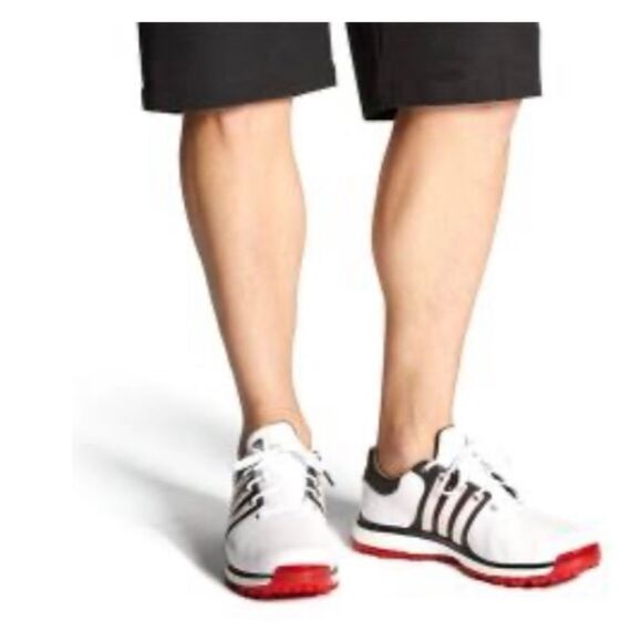 Adidas Tour360 XT-SL Spikeless white golf shoes 10
